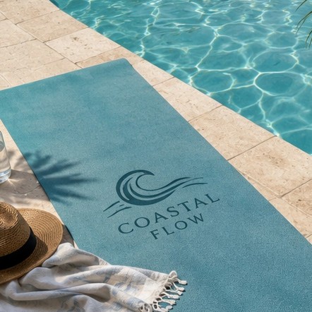 Promotional custom yoga mats with company logo