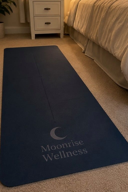 Yoga mats with logo printing — customer photo